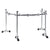 Gibraltar GCS-450C Road Series Chrome 4-Post Curved Rack System