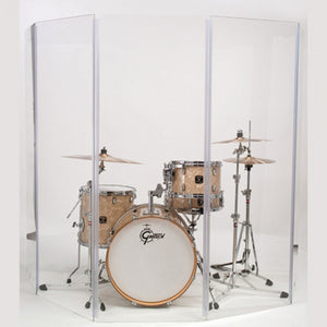 Gibraltar GDS-5 5-Piece Acrylic Drum Sound Shield (5.5ft x 10ft)