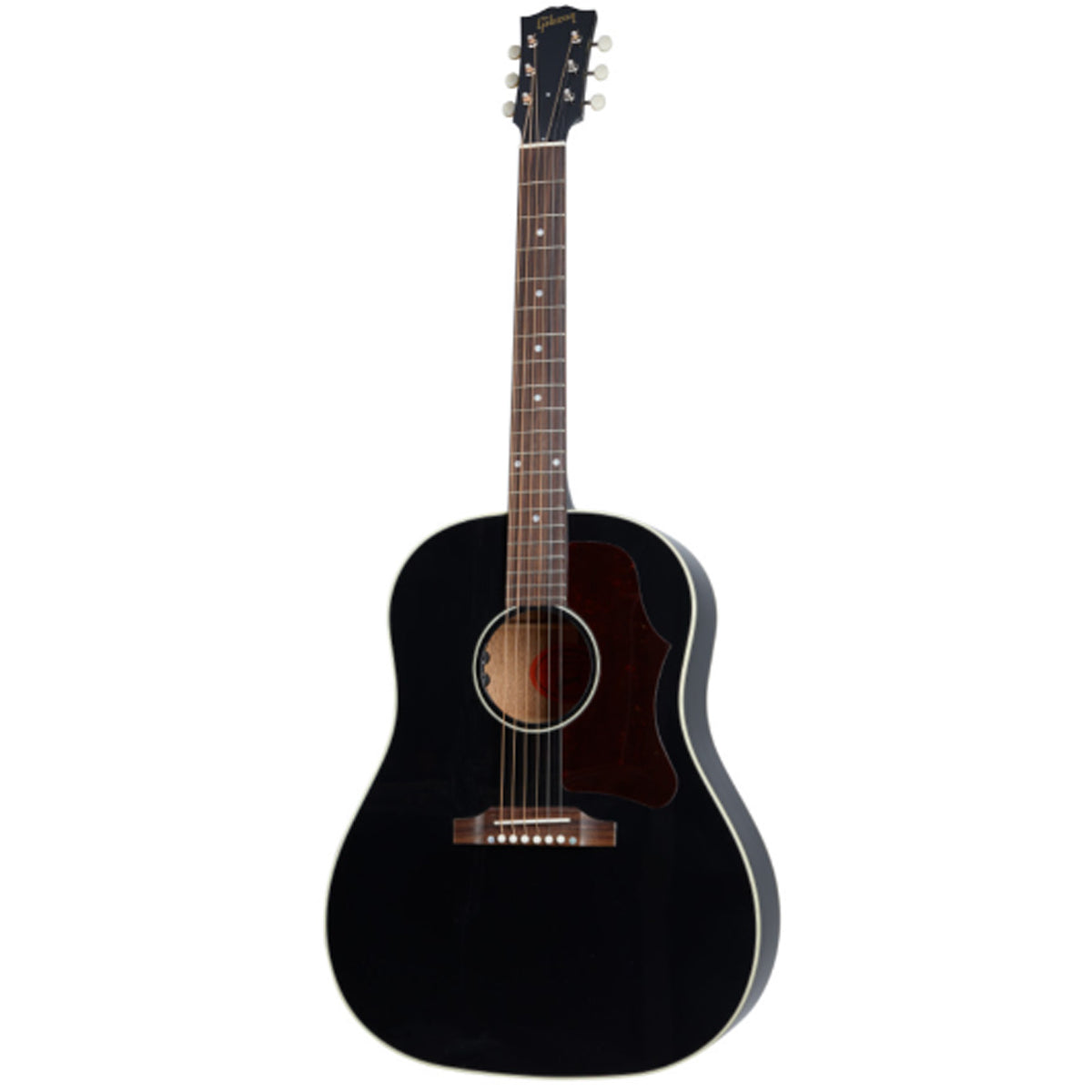 Gibson 50s J-45 Original Acoustic Guitar Ebony w/ Pickup &amp; Hardcase - OCRS4550EB