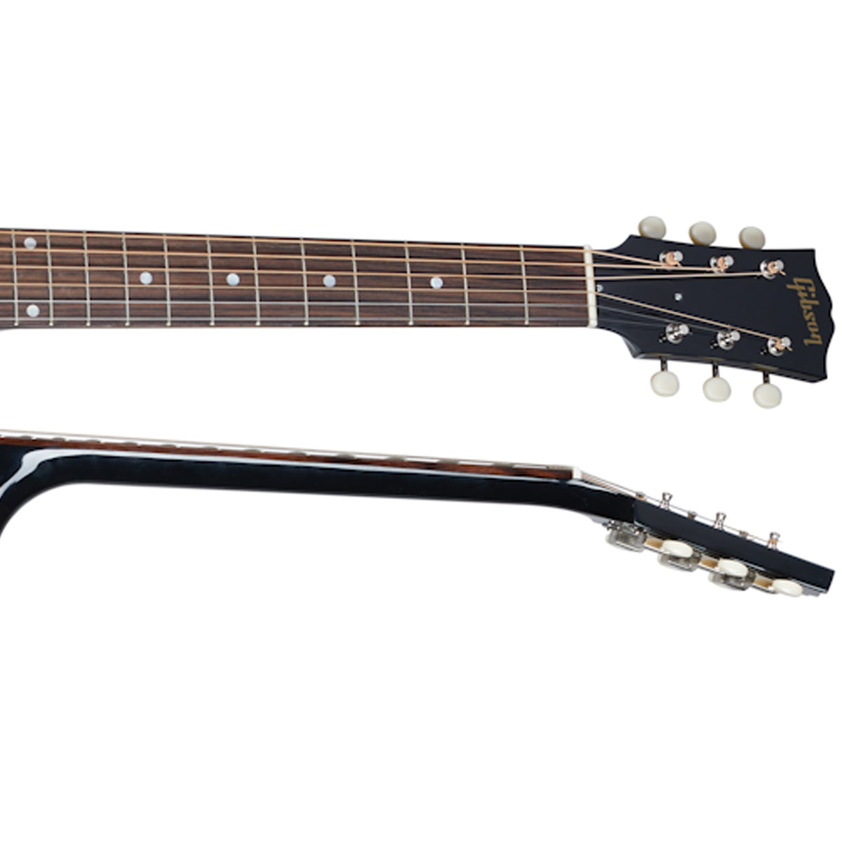 Gibson 50s J-45 Original Acoustic Guitar Ebony w/ Pickup & Hardcase - OCRS4550EB