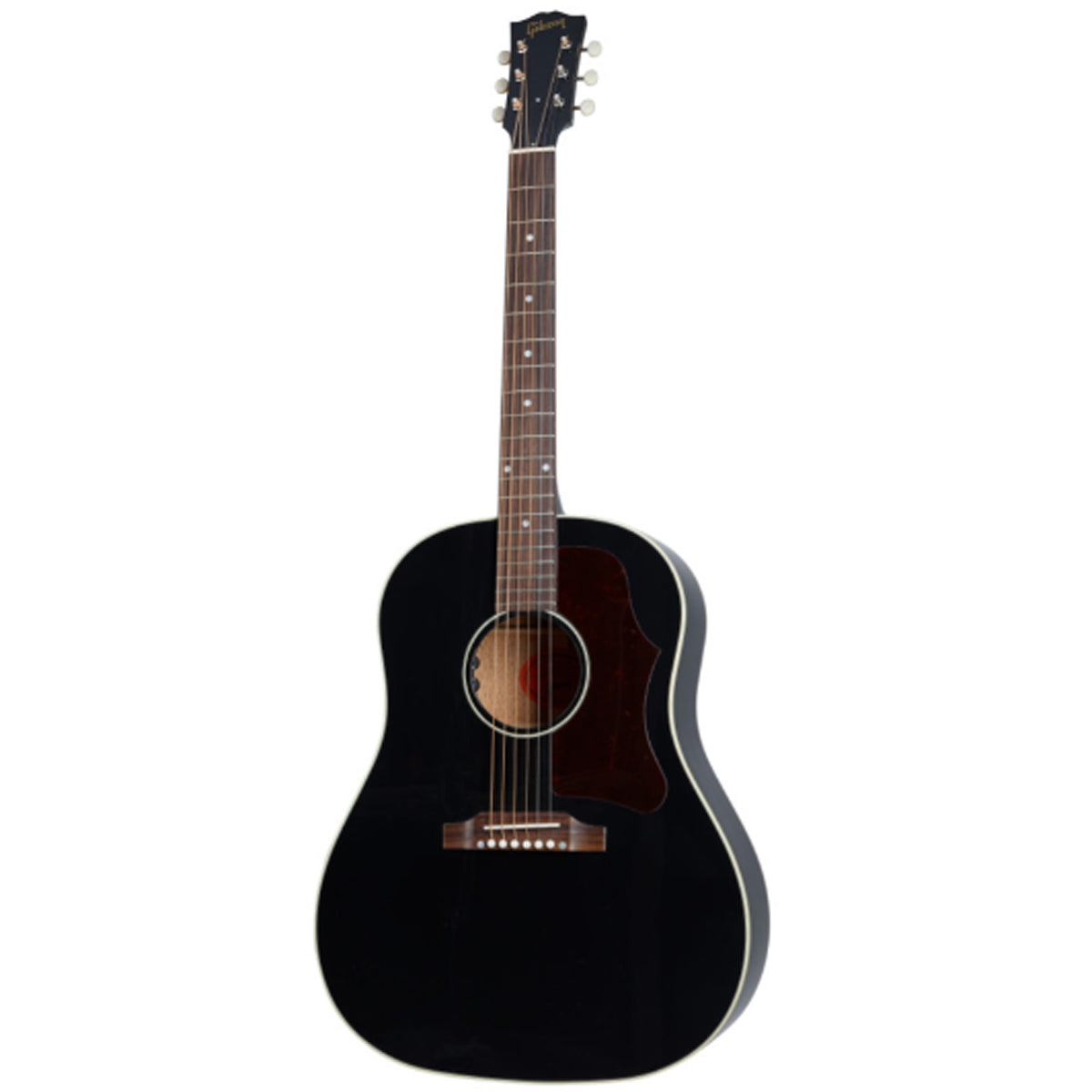 Gibson 50s J-45 Original Acoustic Guitar Left Handed Ebony w/ Pickup &amp; Hardcase - OCRS4550EBL