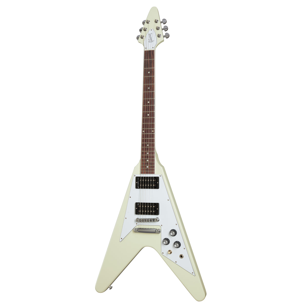 Gibson 70s Flying V Electric Guitar White - DSVS00CWCH1