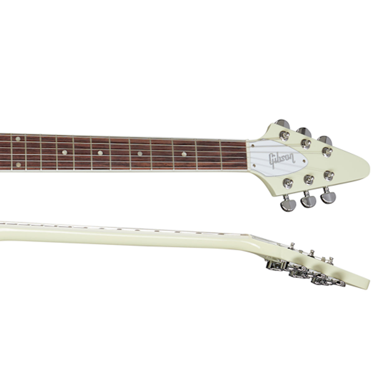 Gibson 70s Flying V Electric Guitar White - DSVS00CWCH1