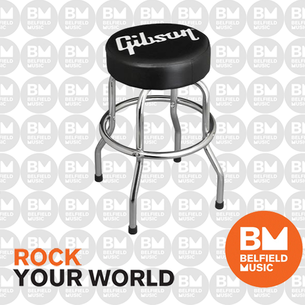 Gibson Premium Guitar Stool Standard Logo GA-STOOL5 Buy Online