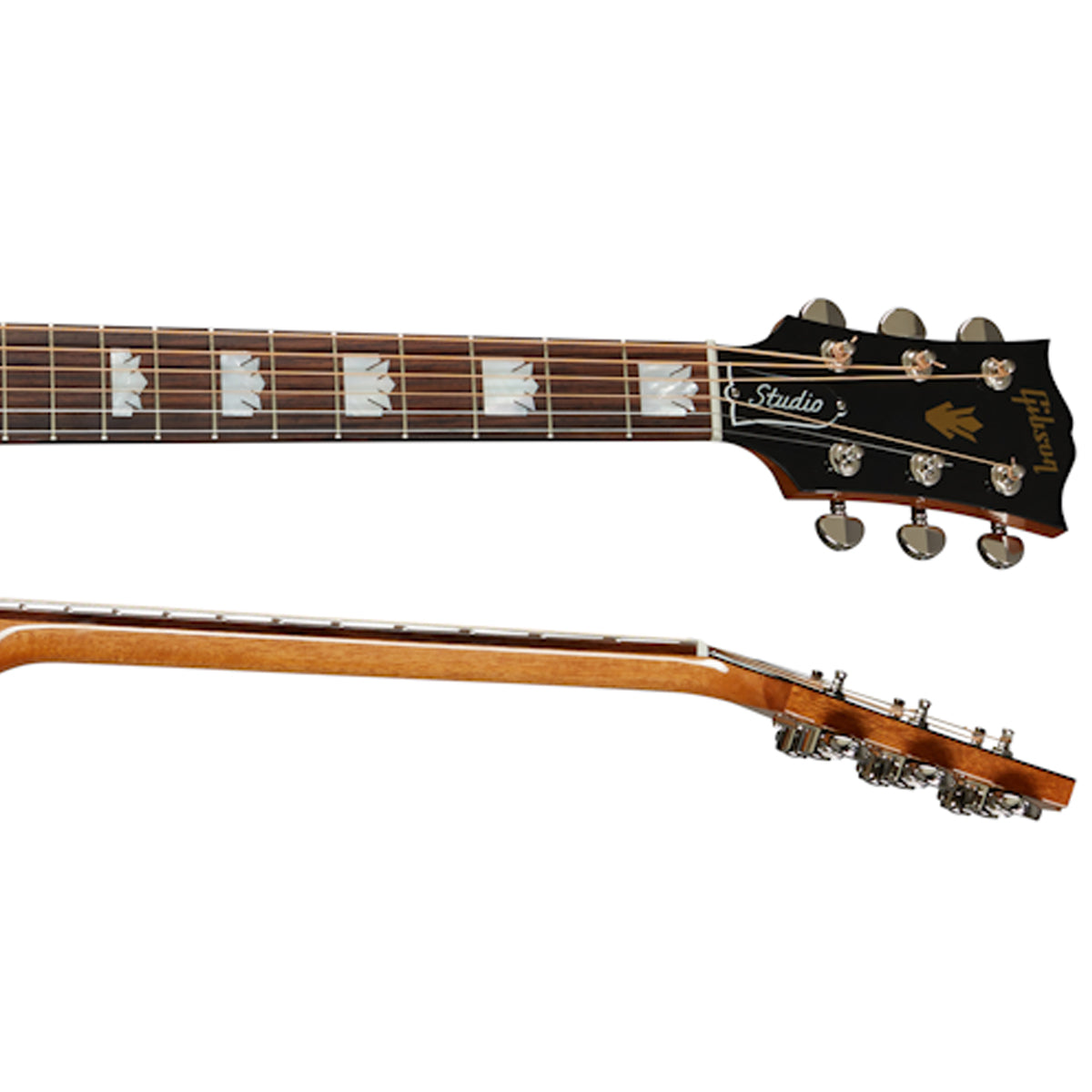 Gibson SJ-200 Studio Rosewood Acoustic Guitar Antique Natural w/ Pickup & Hardcase - MCJB2SRWAN