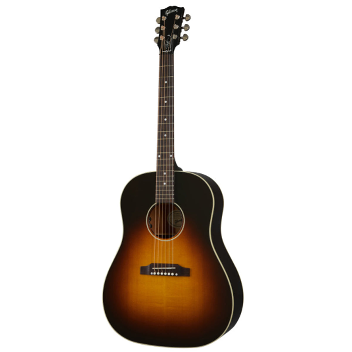 Gibson Slash J-45 Acoustic Guitar Left Handed November Burst w/ Pickup & Hardcase - AMRS45SLNBL