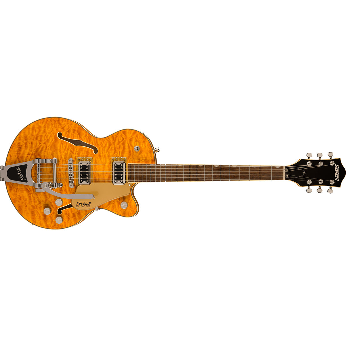 Gretsch G5655T-QM Electromatic Center Block Jr. Single-Cut Electric Guitar Quilted Maple Speyside w/ Bigsby - 2509876542