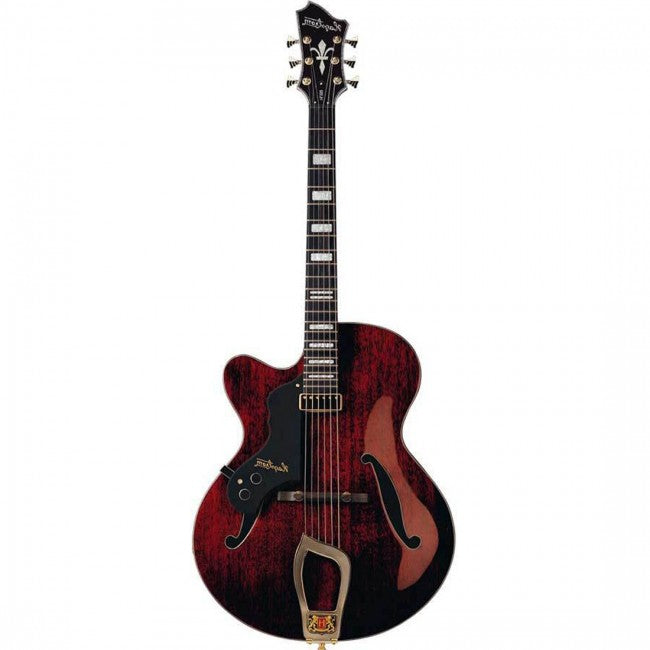 Hagstrom HL550 Electric Guitar Jazz Hollow Body Left Handed