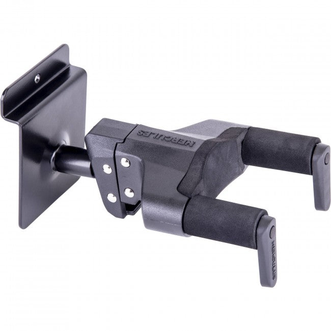 Hercules GSP39SB Plus Auto Grip Guitar Hanger for Slat Wall