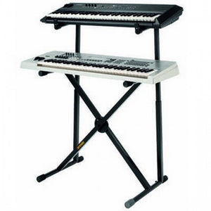 Hercules KS210B Keyboard Stand Double Braced Tier