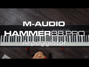 M-Audio Hammer 88 Pro Note Fully Weighted USB Controller w/ Pads & Faders