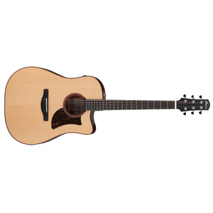 Ibanez AAD300CE Advanced Acoustic Guitar Dreadnought Gloss Natural w/ Pickup & Cutaway - AAD300CELGS