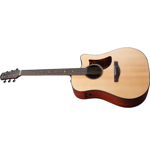 Ibanez AAD400CE LGS Platinum Series Acoustic Guitar Natural Low Gloss w/ Pickup &amp; Cutaway