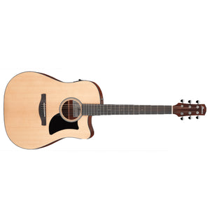 Ibanez AAD50CE Acoustic Guitar Grand Dreadnought Low Gloss Natural w/ Pickup & Cutaway
