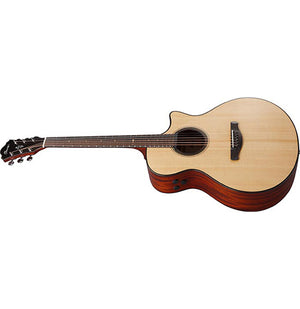 Ibanez AE410 LGS Platinum Series Acoustic Guitar Natural Low Gloss w/ Pickup & Cutaway