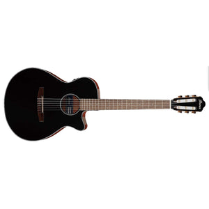 Ibanez AEG50N Classical Guitar Gloss Black w/ Pickup & Cutaway - AEG50NBKH