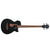 Ibanez AEGB24E Acoustic Bass Guitar High Gloss Black w/ Pickup & Cutaway
