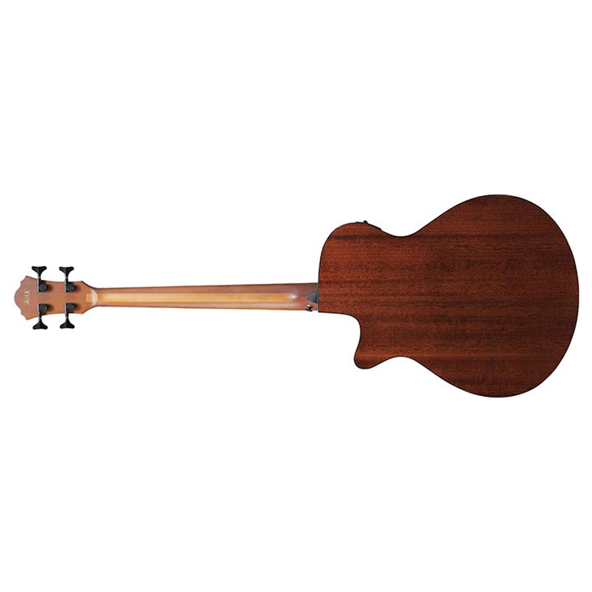 Ibanez AEGB24E Acoustic Bass Guitar High Gloss Mahogany Sunburst w/ Pickup & Cutaway