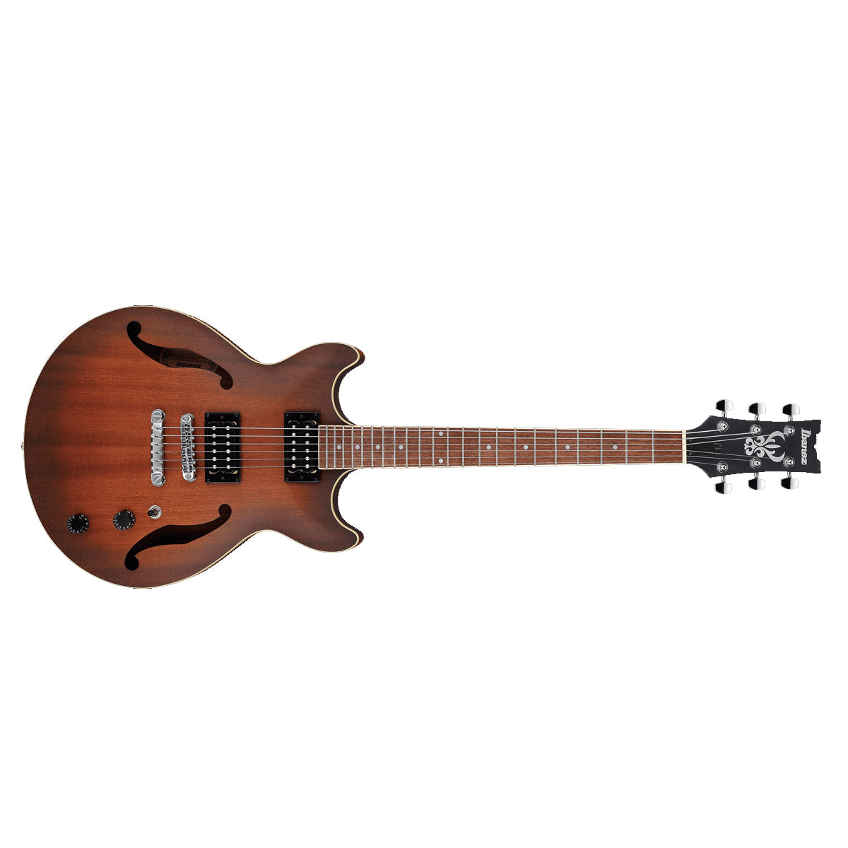 Ibanez AM53 Artcore Electric Guitar Hollow Body Flat Tobacco