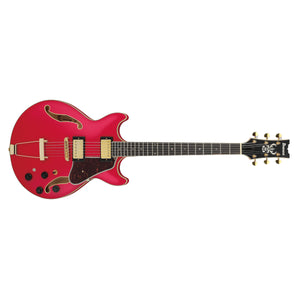 Ibanez AMH90 Artcore Electric Guitar Hollow Body Flat Cherry Red - AMH90CRF