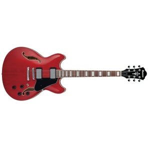 Ibanez AS73 Artcore Electric Guitar Hollow Body Transparent Cherry Red - AS73TCD