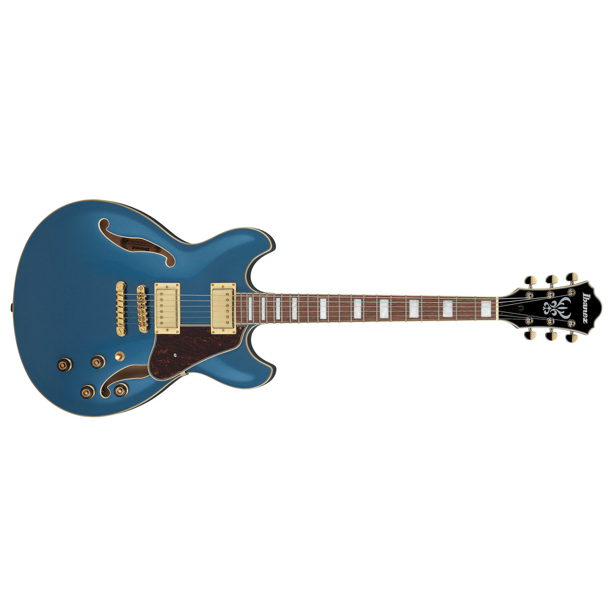 Ibanez AS73G Electric Guitar Semi-Hollow Prussian Blue Metallic