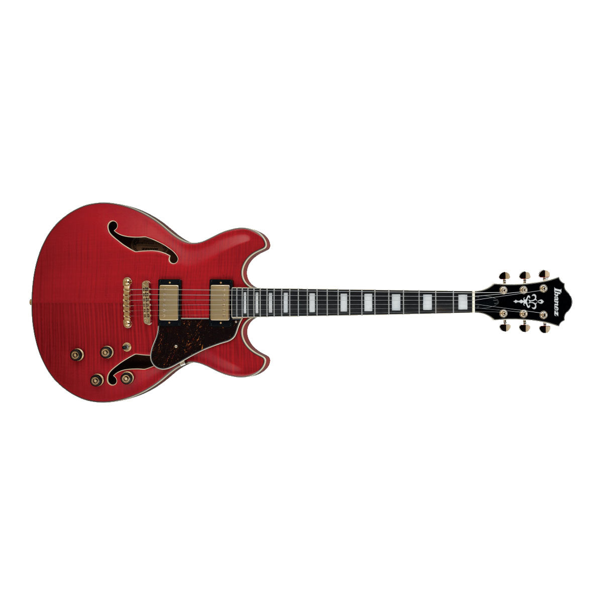 Ibanez AS93FM Artcore Electric Guitar Hollow Body Transparent Cherry Red - AS93FMTCD