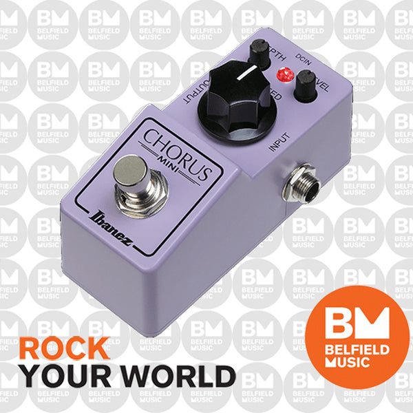 ibanez chorus mini pedal Ibanez CSMINI Mini Stereo Chorus Effects Pedal - Buy Online