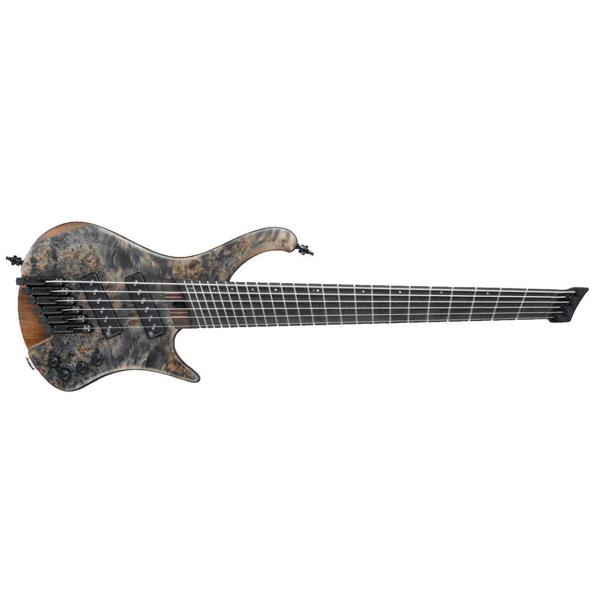 Ibanez EHB1506MS Bass Guitar 6-String Multi-Scale Flat Black Ice w/ Gigbag - EHB1506MSBIF