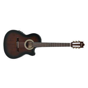 Ibanez GA35TCE Classical Guitar Dark Violin Sunburst w/ Pickup & Cutaway - GA35TCEDVS