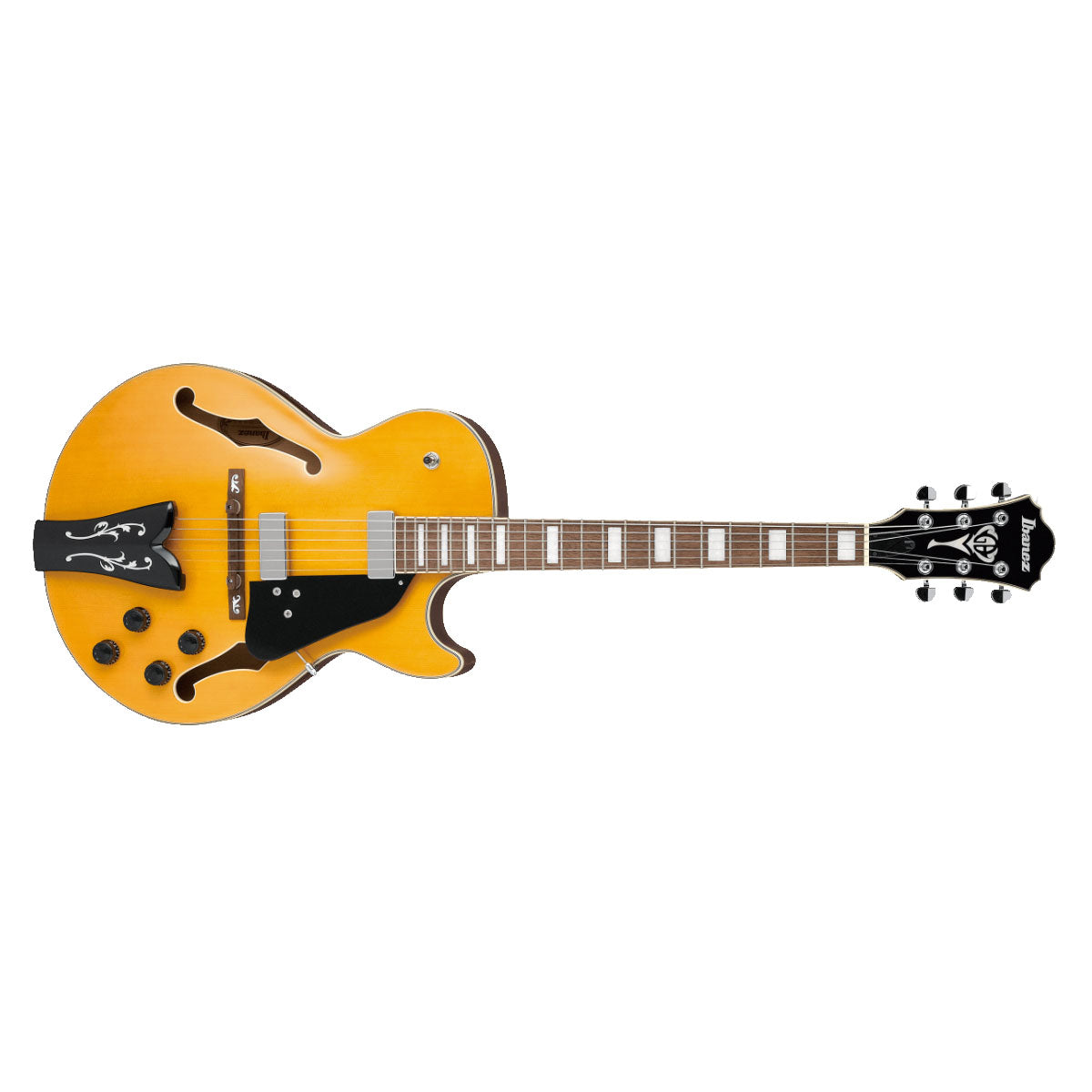 Ibanez GB10EM George Benson Signature Electric Guitar Hollow Body Antique Amber - GB10EMAA