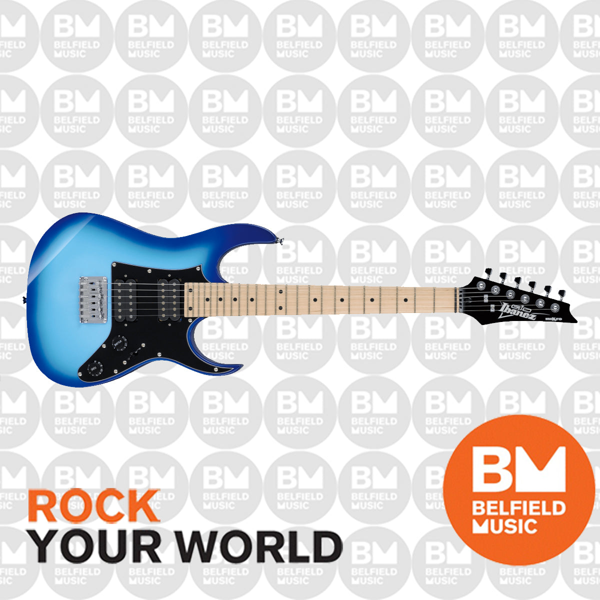 Ibanez GIO RGM21M Mikro Electric Guitar Blue Burst Buy Online