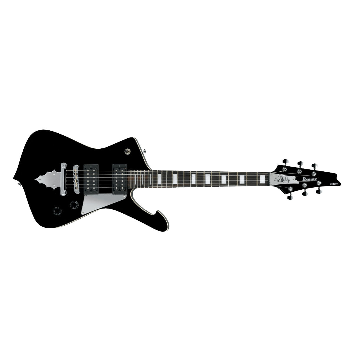 Ibanez PSM10 Paul Stanley Mikro Signature Electric Guitar Black - PSM10BK