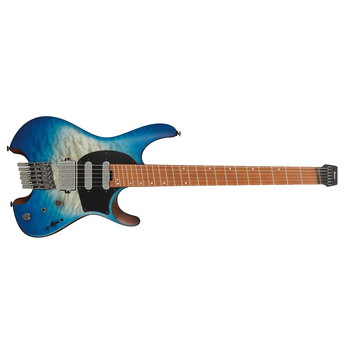 Ibanez Q Series Quest QX54QMBSM Headless Electric Guitar Blue Sphere Burst Matte w/ Gigbag