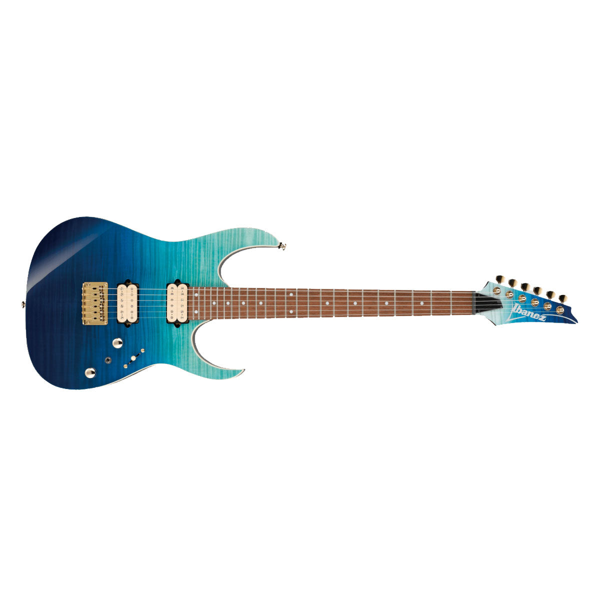 Ibanez RG421HPFM Electric Guitar Blue Reef Gradation - RG421HPFMBRG