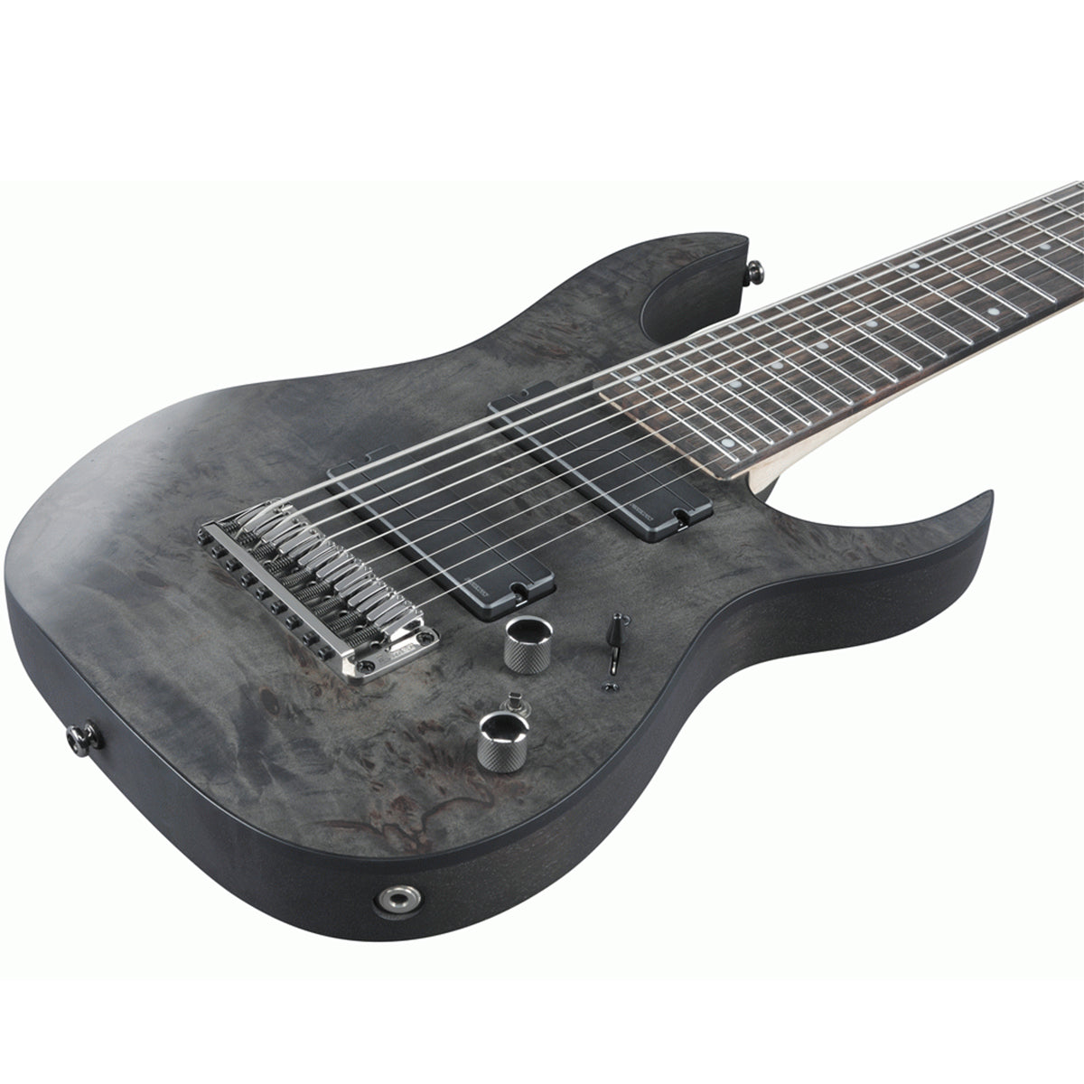 Ibanez RG9PB Electric Guitar 9-String Transparent Gray Flat