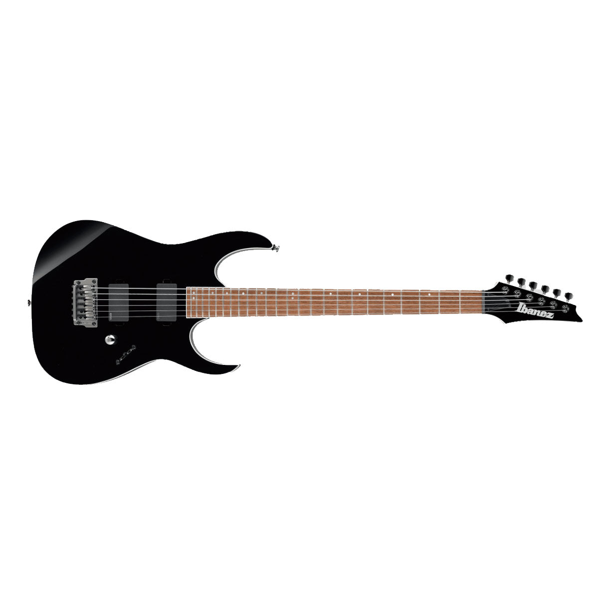 Ibanez RGIB21 Iron Label Electric Guitar Baritone Black - RGIB21BK