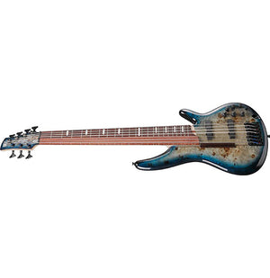 Ibanez SRAS7 RSG Ashula Hybrid 7-String Bass Guitar Cosmic Blue Starburst
