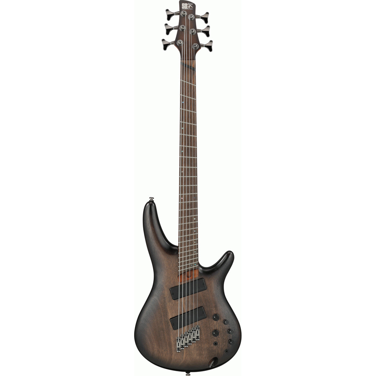 Ibanez SRC6MS Bass Guitar 6-String Black Stained Burst Low Gloss