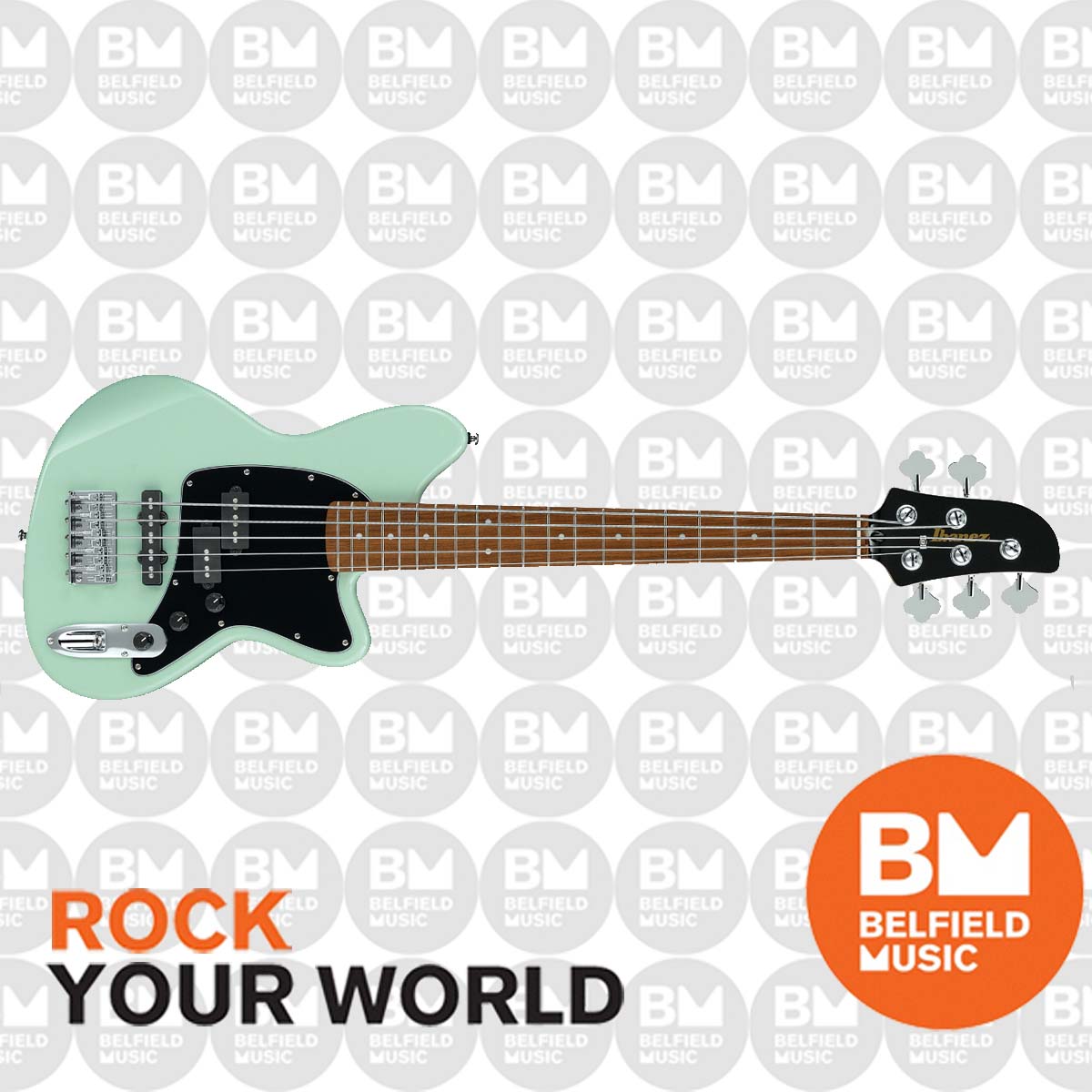 Ibanez TMB35 Talman Bass Guitar 5 String Mint Green Buy Online