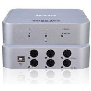 ICON Cube Mi3 3-in/3-out MIDI Interface