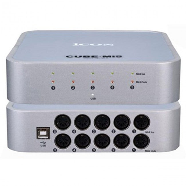 ICON Cube Mi5 5-In/5-Out MIDI Interface