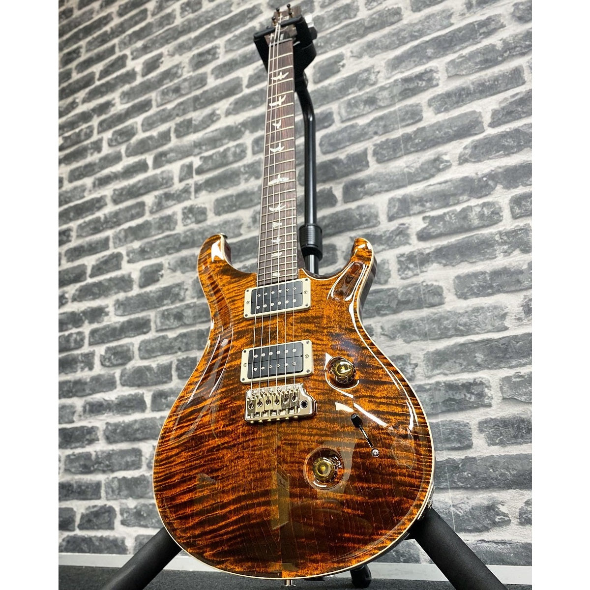 PRS Paul Reed Smith Core Custom 24 Electric Guitar Orange Tiger - Pattern Thin Neck