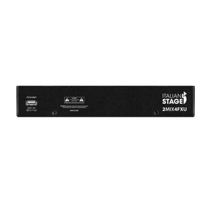 Italian Stage 2MIX4FXU USB Stereo Mixer 4-Ch w/ Media Player & Bluetooth