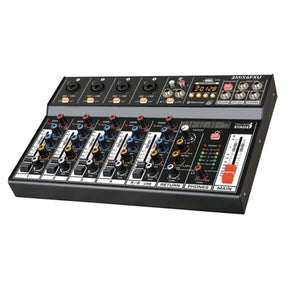 Italian Stage 2MIX6FXU USB Stereo Mixer 6-Ch w/ Bluetooth & DSP MultiFX