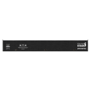 Italian Stage 2MIX6FXU USB Stereo Mixer 6-Ch w/ Bluetooth & DSP MultiFX