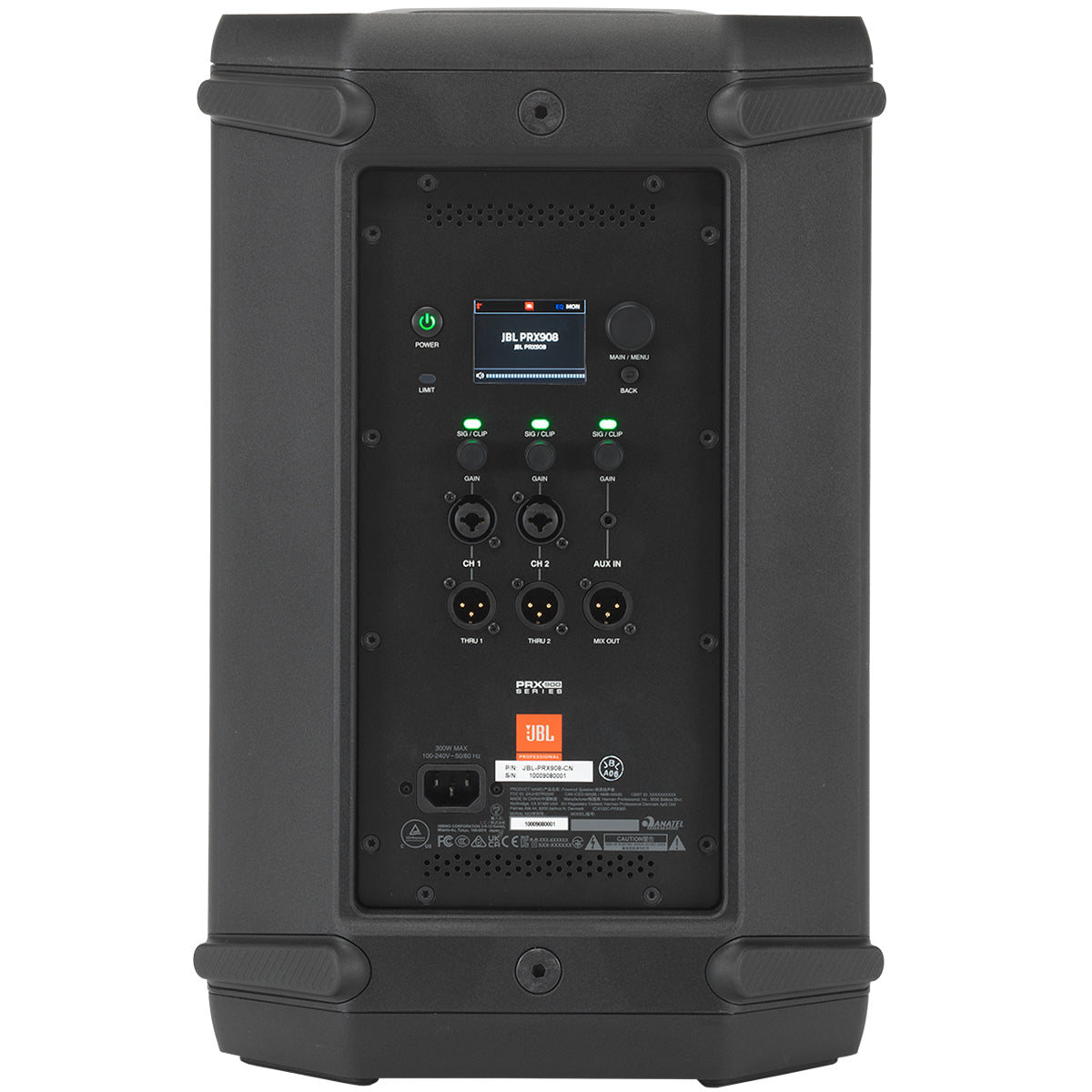 JBL PRX908 Powered Speaker 2000w 8inch Active PA w/ DSP & Bluetooth