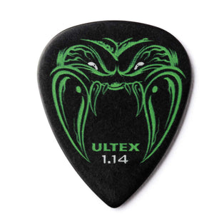 Jim Dunlop James Hetfield Signature Guitar Picks 1.14mm Ultex Black Fang (6 Pack) - JPBF14
