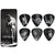 Jim Dunlop Jimi Hendrix Signature Guitar Picks Portrait Series Pick Tin Medium (6 Pack) JSA35M