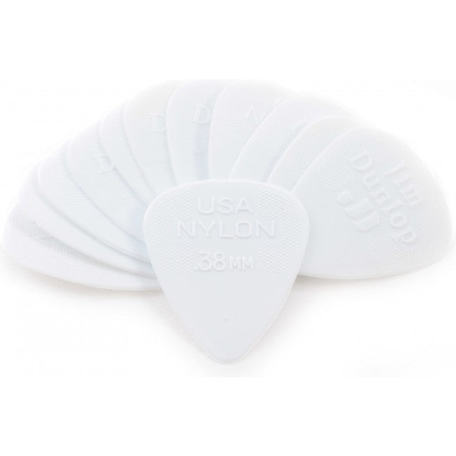 Jim Dunlop .38mm Nylon White Picks